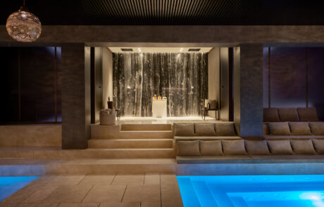 Interior of the private spa at Isla Sa Ferradura